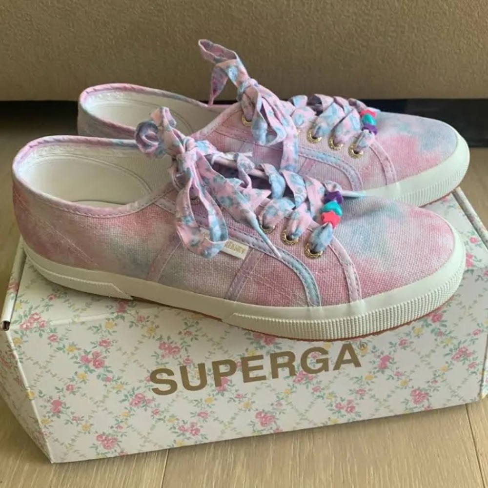 LoveshackFancy x Superga sneakers!!